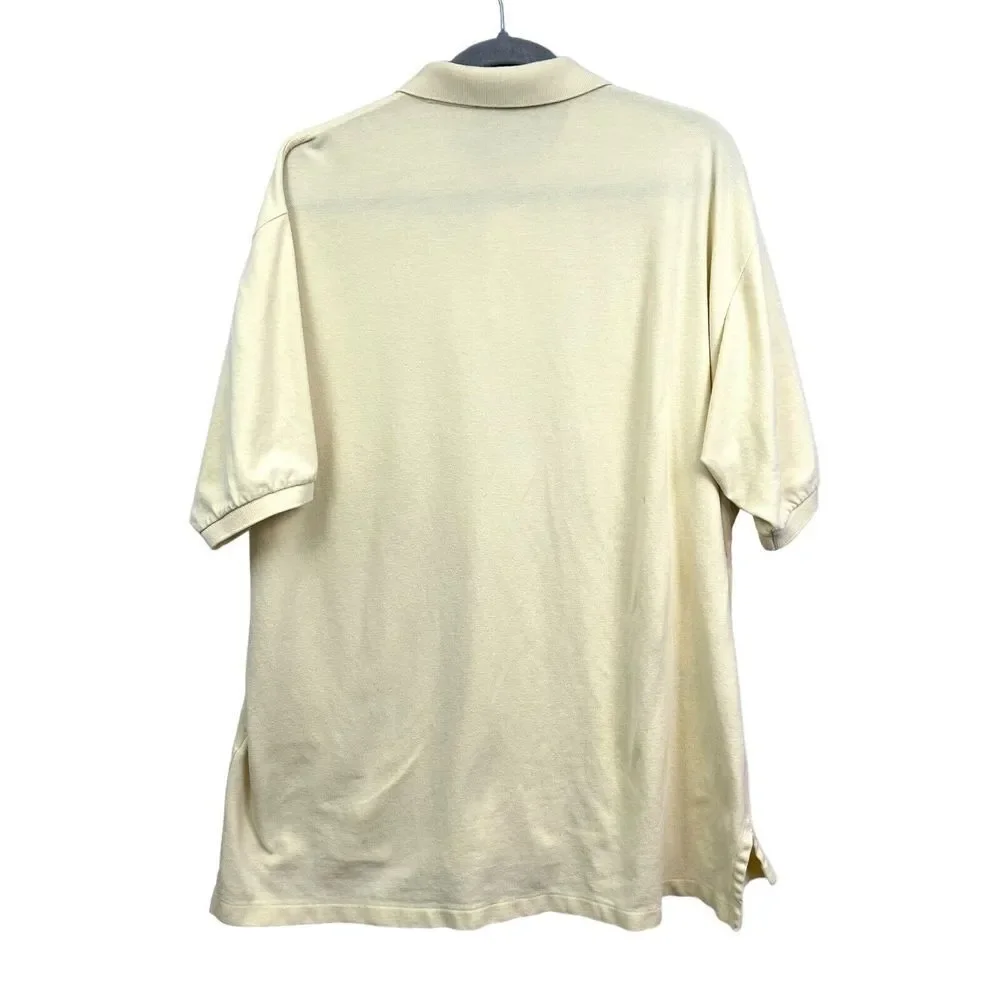 Polo by Ralph Lauren Mens Polo Shirt Spread Collar Short Sleeves Yellow Sz XXL*